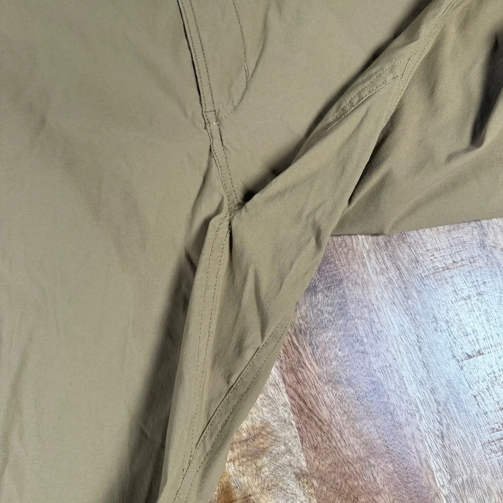 The North Face Mens Regular Fit Khaki Hiking Pants Outdoor Stretch Chino Size 36